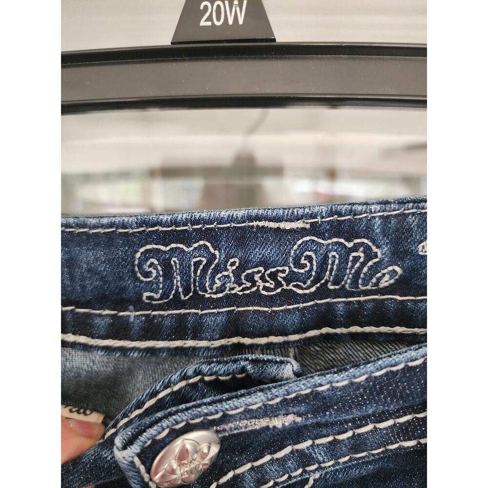 Miss Me Jeans Women's Signature Skinny Embellished Pockets Size 31 - Picture 7 of 15